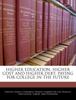 Книга Higher Education, Higher Cost and Higher Debt : Paying for College In the Future