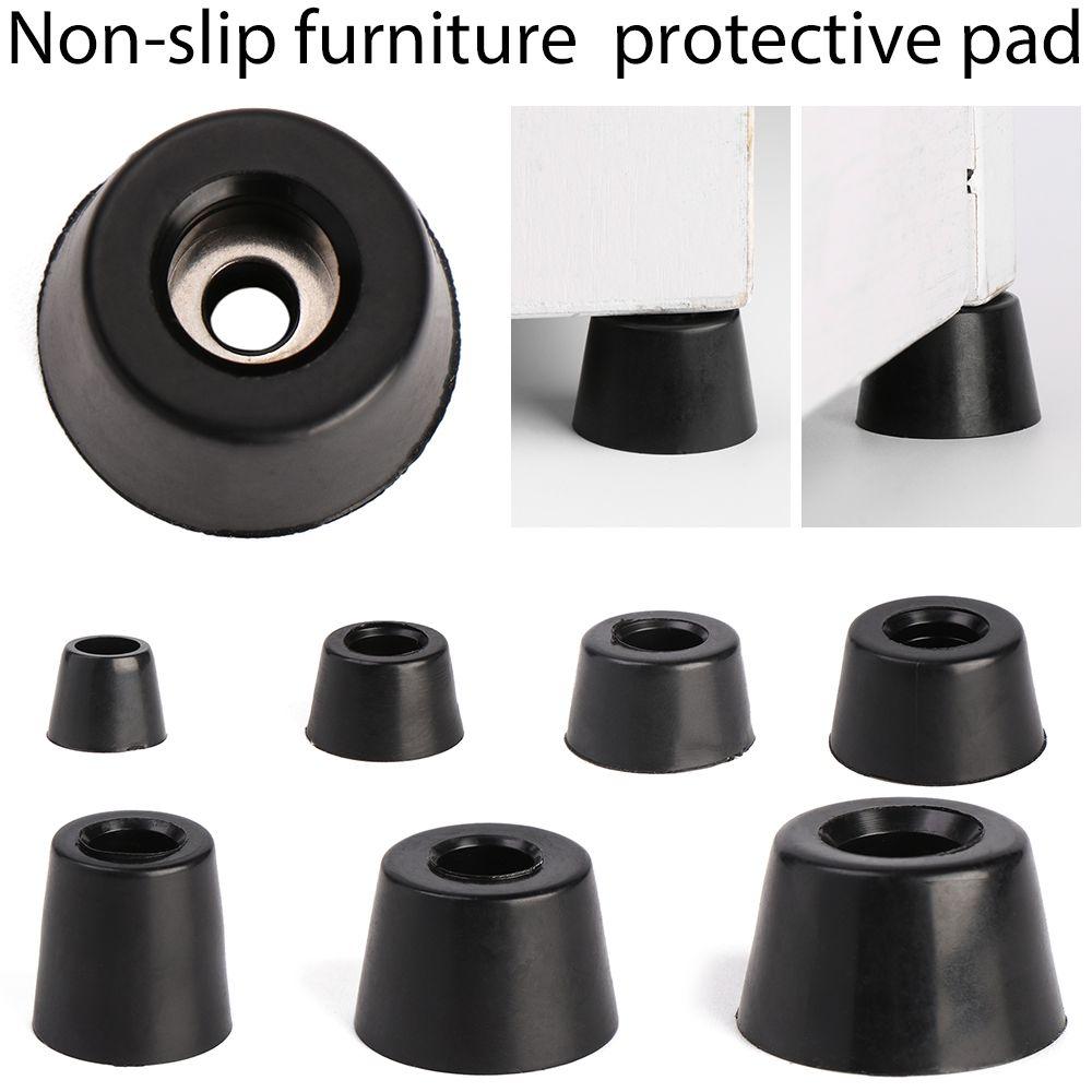 Accessories Cushion Cabinet Speaker Protective Pad PVC Foot Mat Tapered Furniture Slip Feet