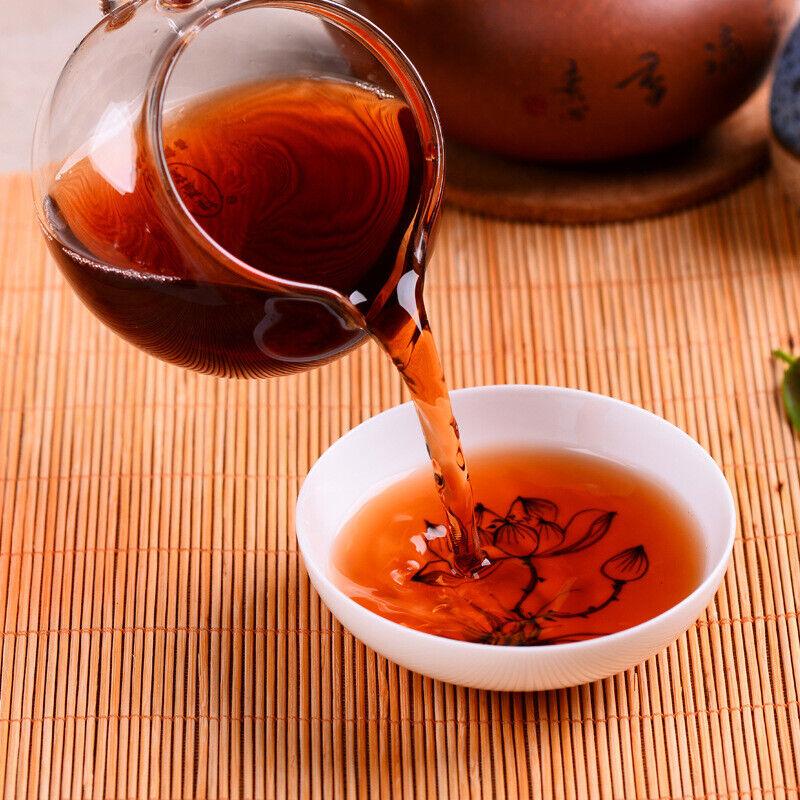 2018 Yunnan Menghai Dry Warehouse Aged Alpine Tree Ripe Pu'er Loose Tea 500g