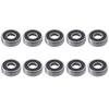10pcs 7mm X 19mm X 6mm Deep Groove Ball Bearing Carbon Steel Miniature Ball Bearing  Gearboxes