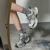 Popular Retro Silver Showing Feet, Small Hong Kong Style Platform Dad Shoes, Women's 2025 New Ins Spring Student Sports Shoes