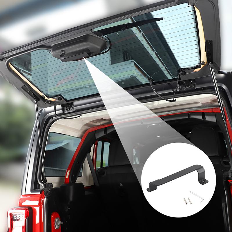 Tailgate Glass Handle Grab Handle Holder Bracket Mounting Fit For Jeep Wrangler JL 2018 Up Interior Accessories