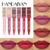 HANDAIYAN New Product Red Posamian Style Matte Not Sticking Cup Lip Glaze Moisturizing Lip Gloss