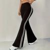 High-Waisted Wide-Leg Yoga Pants: Summer Casual Straight-Leg Slimming Micro-Flared Long Pants