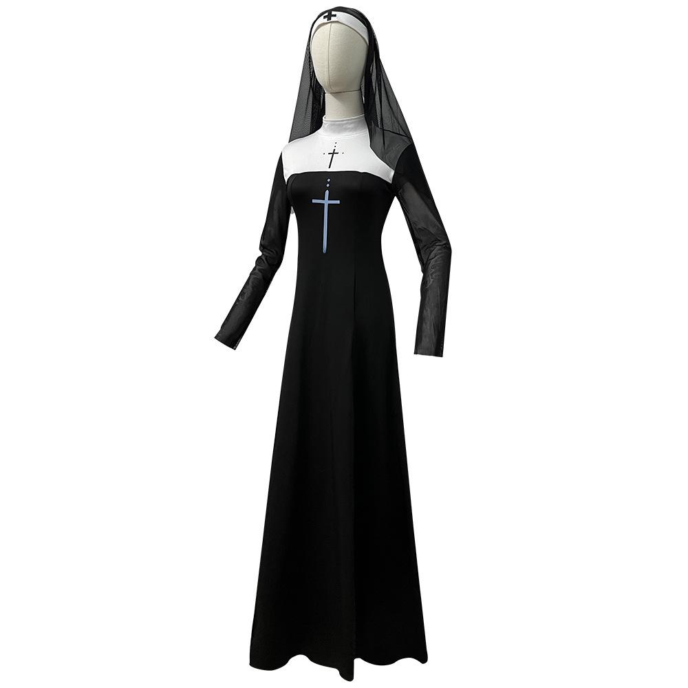 Halloween Adult Costume Sexy Nun Costume Mardi Gras Costume Cosplay