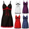 Womens Nighte Dress Plus Size Lace Bow Lingerie Babydoll Nightwear Sleepskirt