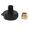 IBC Tote Fittings Water Tank Connector Leakproof 2 Inch Fitting Adapter for Garden Hose Europe Fine