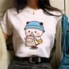 Bubu Dudu T Shirt Women Comic Designer Anime Top Girl Graphic Funny Clothes