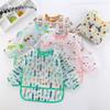 Baby Bibs New Cute Children Baby Stuff Toddler Waterproof Long Sleeve Art Smock Feeding Bib Apron