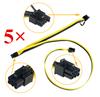 Modular PSU Power Supply Cables PCI E 6pin To PCI-e 8 Pin 6pin PCI Express Internal Power Splitter Ribbon Cable