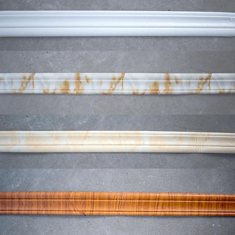 2.35M Removable Border Baseboard Wallpaper Waist Line 3D Marble Wall Sticker Self-adhesive