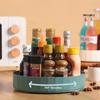 Rotating Spice Rack Organizer Seasoning Holder Kitchen Storage Tray 360° Lazy Home Supplies for Bathroom Cabinets