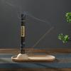 2 In 1 Incense Holder for Sticks Anti-Ash Flying Incense Burne with Wooden Ash Catcher and Sandalwood Incense Home Decor