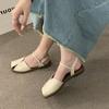 Baotou Sandals Women's 2025 New Summer Korean Version Mori Retro Fairy Style Casual Soft Flat Roman Shoes