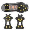 A Pair 10 Teeth Anti Skid Ice Cleat Shoe Cover Grips Spikes Climbing Crampons for Outdoor Hiking
