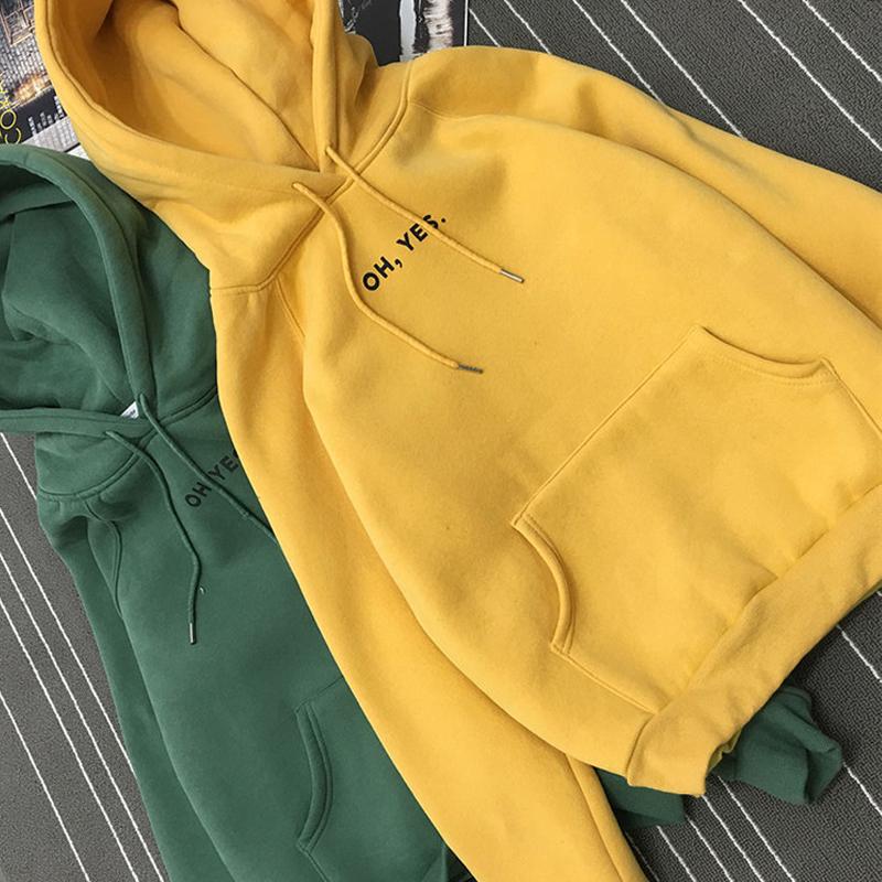 Autumn Winter Hooded Clothes New Casual Loose Harajuku Women Sweatshirt Hoody Letter Print Korean Fashion Pullovers Long Sleeve