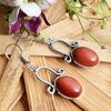 Sunstone Gemstone 925 Sterling Silver Plated Party Wear Hook Earrings Jewelry NST-J2H3148