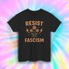 Resist Fascism Shirt Feminist Protest Flower Power Political Quote Tee S-5XL