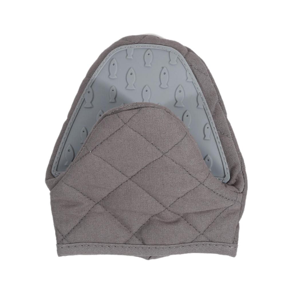 Universal Silicone Anti Scald Oven Glove Fish Shaped Thickened Insulation Gloves BBQ Mitts Tray Dish Bowl Holder Baking Supplies