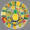 50 Pineapple Cartoon Cute Fruit Children's Hand Account Gu Card Decorative Skateboard Waterproof Suitcase Stickers