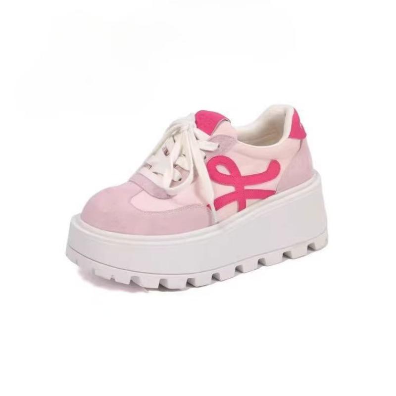 New Thick-soled Women's Models Show Small Retro Style Autumn Models Muffin Sneakers Women