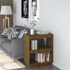VidaXL Bookcase Honey Brown 60x35x71 Cm Solid Pine Wood