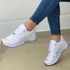Fashion Women Causal Sneakers Summer New Fashion Breathable Mesh Lace Up Sports Shoes for Women Platform Ladies Walking Ladies Shoes