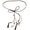 Style Waistband Knot Decorated Dress Accessories Tassles Belts Braided Belt Waist Chain Waist Rope