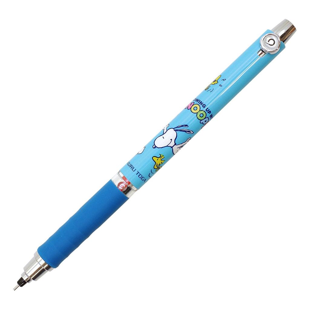 Mitsubishi Pencil Limited Edition Mechanical Pencil SNOOPY with Rubber Grip M "Kurutoga" 0.5mm [S Blue]