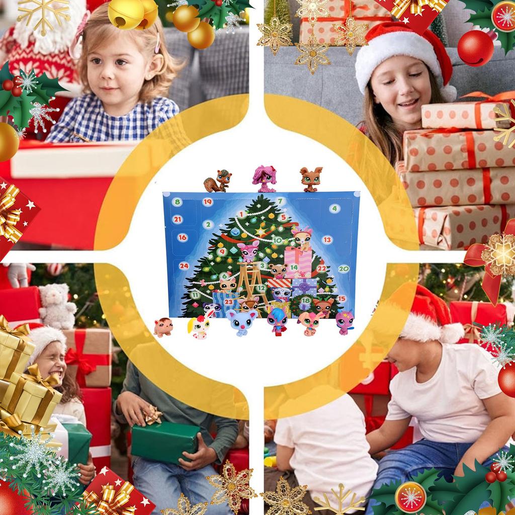 Advent Calendar 2024 - Authentic Mystery Figures, Surprise Collectible Kidult Toy, Girls, Boys, Kids, Tweens Ages 4+ 24pcs