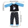 Toy Changing Dressing Game Playing House Dolls Pajamas Shirt Pants Mini Home Wear Doll Clothes