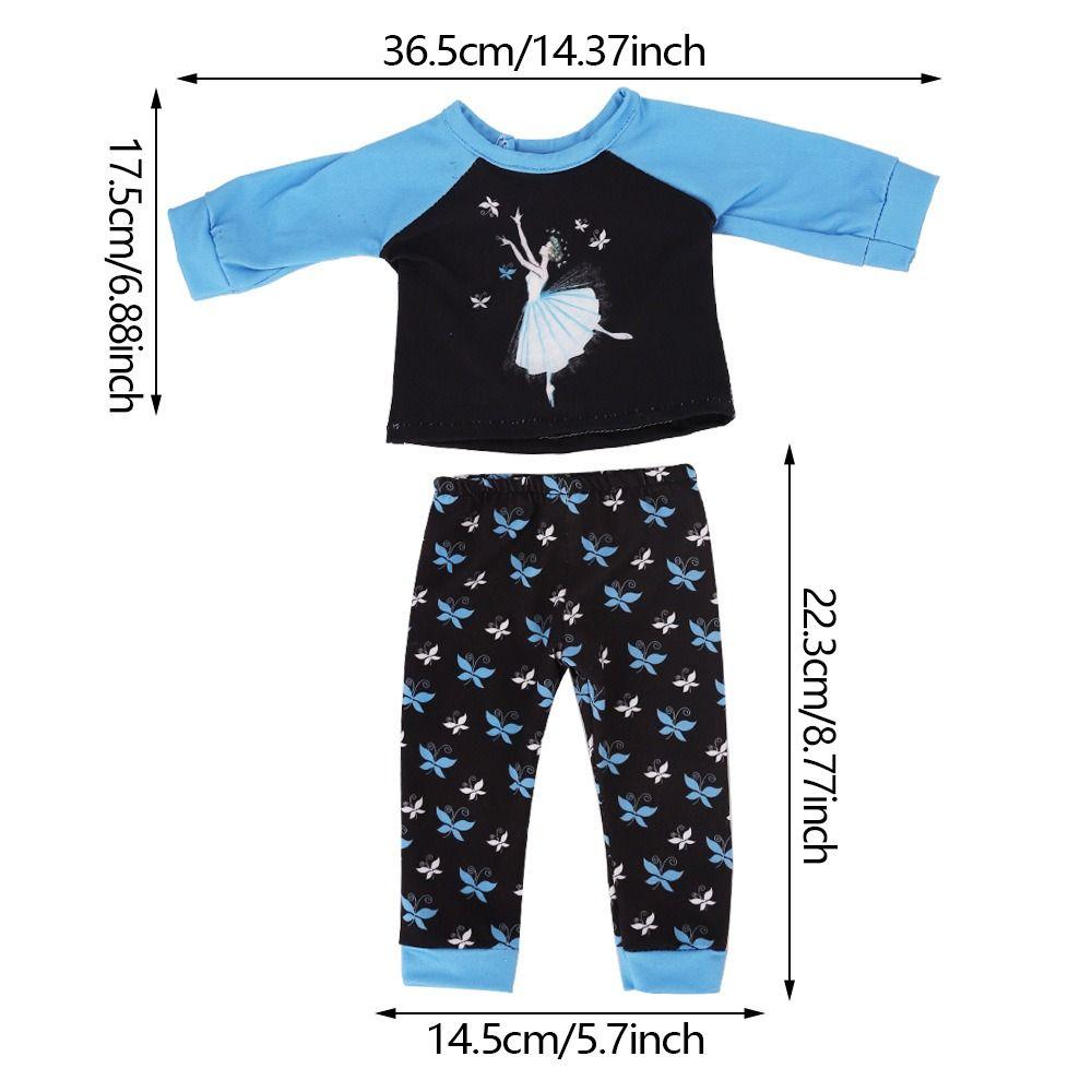 Toy Changing Dressing Game Playing House Dolls Pajamas Shirt Pants Mini Home Wear Doll Clothes