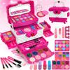 Teensymic Makeup Toy Set for Little Girls with Makeup Bag