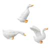 Resin Duck Sculptures 3-Piece Set, Outdoor Garden Decor Statues For Pond Patio Lawn, Mini Duck Figurines Home Ornaments Decor