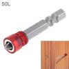 S2 Tool Steel Single Cross Screwdriver Bits with Magnetic Circles and Hex Shank for Power Drill