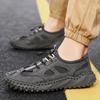 2025 Summer New Handmade Shoes Men's Casual Shoes Lightweight Wear-resistant Casual Men's Shoes Fashion Outdoor Tooling Shoes