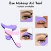 Silicone Eye Makeup Guard Tool(7 Colors) – Eyeliner, Eyeshadow & Mascara Shield Aid Guide Tool – No Smudge, Reusable, Soft & Flexible Beauty Assistant