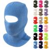 1-Hole Ski Mask Knitted Face Cover Adult Winter Balaclava Full Face Mask For Winter Outdoor Sports