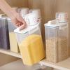 Household Rice Bucket Grain Storage Box - Moisture-Proof Sealed Plastic Jar