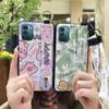 Lanyard Cute Phone Case For Nokia G11/G21 Cartoon Wrist Strap Shockproof Silicone Protective Kickstand Dirt-resistant