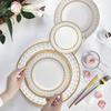 Bone China Western Dinner Plate Simple Light Luxury High Sense El Wedding Banquet Steak Salad Home Dishes Plate Tableware