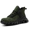 Indestructible Ryder Shoes Men Steel Toe Cap Work Safety Shoes Puncture-Proof Lightweight Breathable Sneakers Black Work Boots