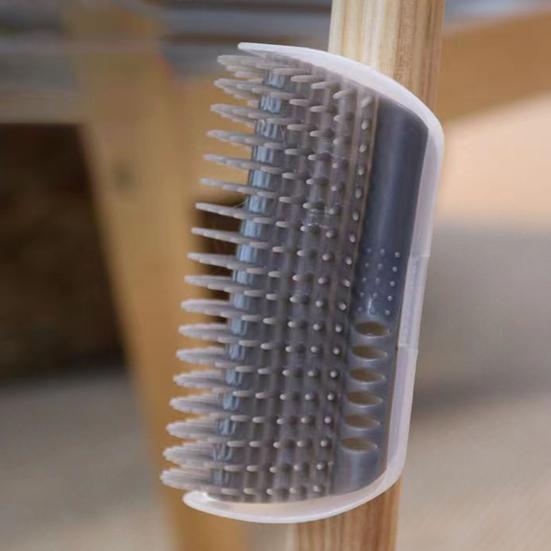 Cat Self Groomer Wall Table Legs Corner Massage Comb Cat Scratcher Grooming
