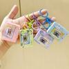 Recordable Retro Tape Recorder Keychain With Music Recording Music Box Pendant Backpack