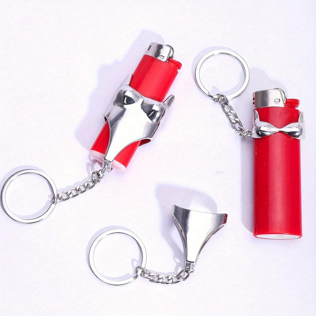 1pc Swimsuit, Bra, Underwear Design Lighter Protector Case Keychain Smoking Accessories, Portable Lighter Storage Cover, Gift for Friends