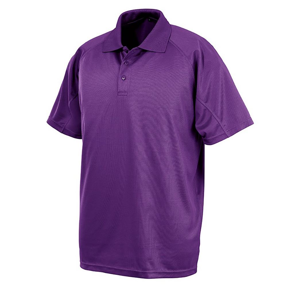 Spiro Impact Mens Performance Aircool Polo T-Shirt