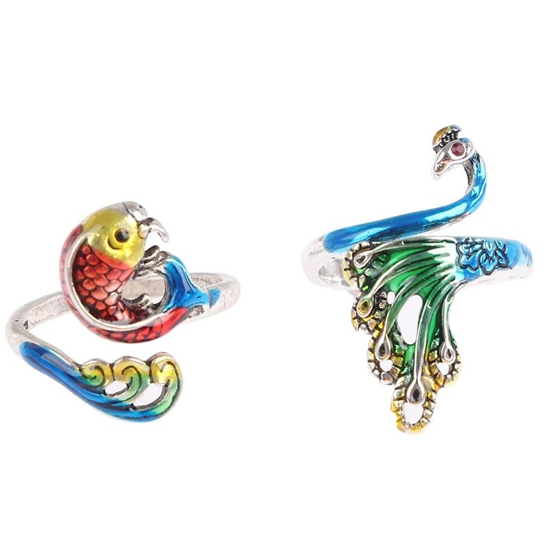 1PC Vintage Adjust Finger Wear Thimble Yarn Guides Knitting Loop Crochet Loop Knitted Rings