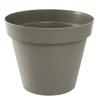 EDA Round Flower Pot TOSCANE - 76 L - Ø 60 X H 47 Cm - Taupe