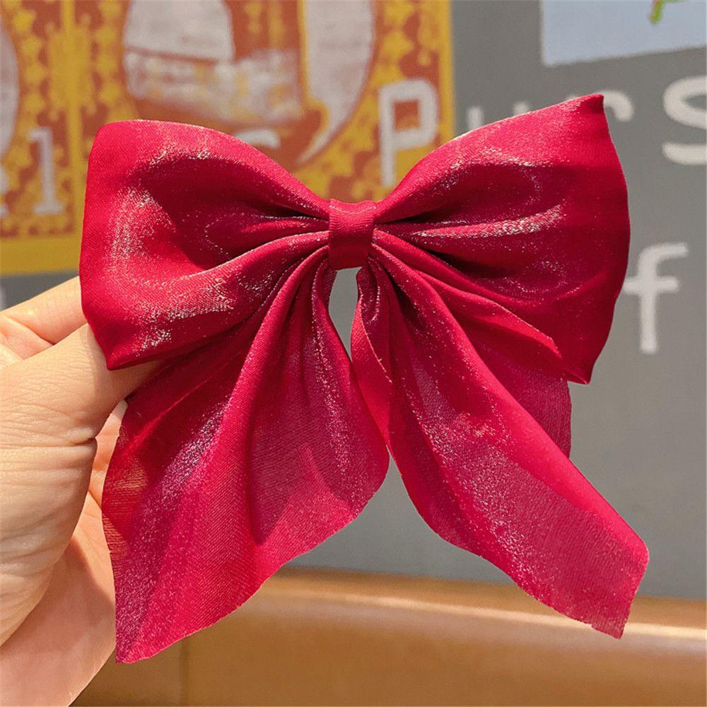 Hair Accessories Ponytail Clip HairBands Barrettes Satin Hair Ties Bow Hairpin Bowknot Hairclips