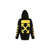 Off-White Arrow Print Loose Hoodie Men Tops Black OMBB00930371099